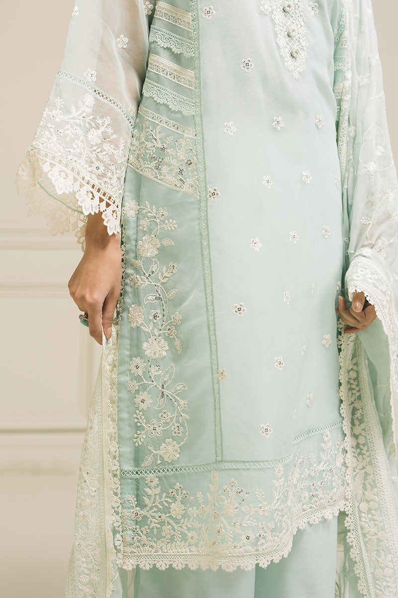 MINT FLO-3 PC (SHIRT, DUPATTA & TROUSER)