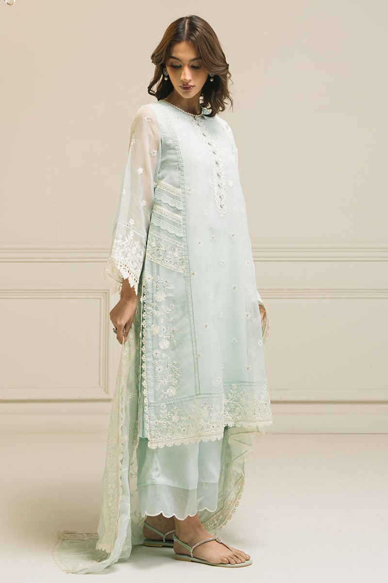 MINT FLO-3 PC (SHIRT, DUPATTA & TROUSER)