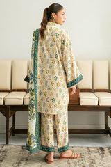 LEMON DROP-3PC (SHIRT, TROUSER & DUPATTA)