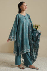 MIDNIGHT TWILIGHT-3PC PRINTED LAWN SUIT