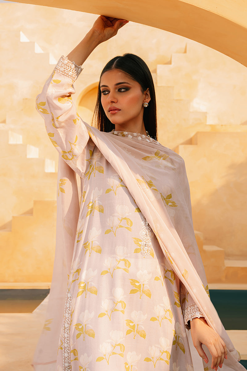 ROSE DUST-2 PIECE (SHIRT & DUPATTA)
