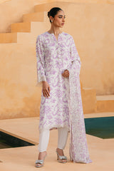 PRISTINE PEARL SILK PRINTED SHIRT