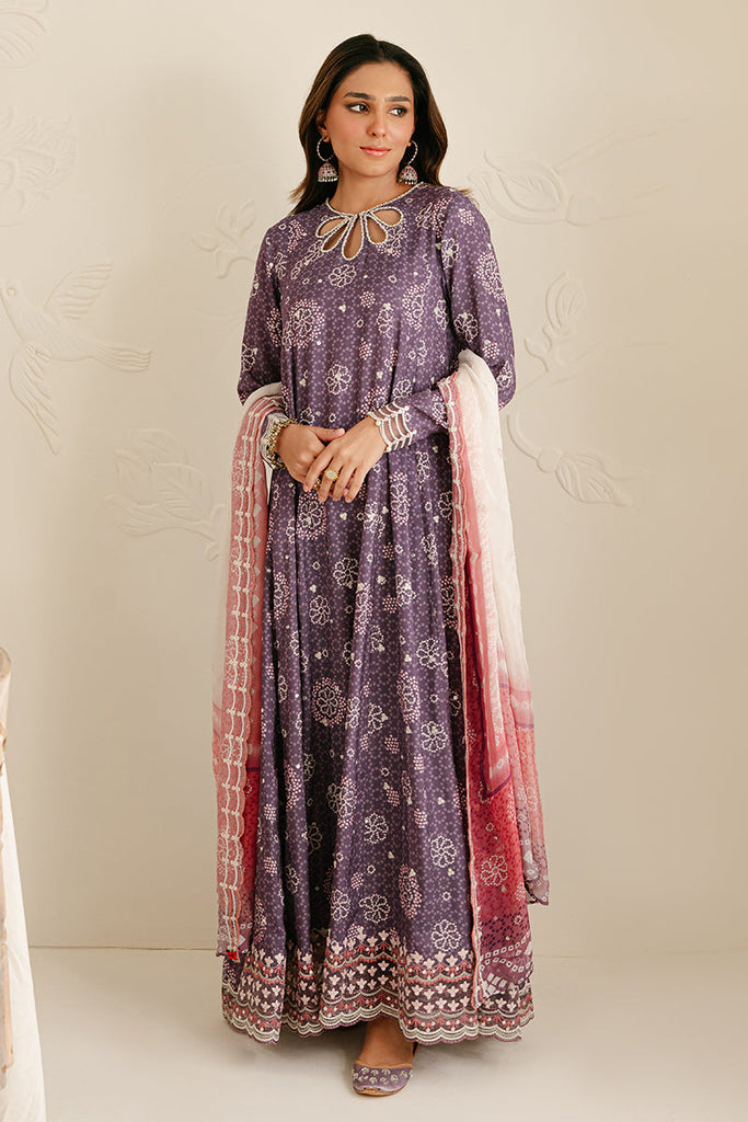 MISTIC FLORID-3PC SILK EMBROIDERED SUIT