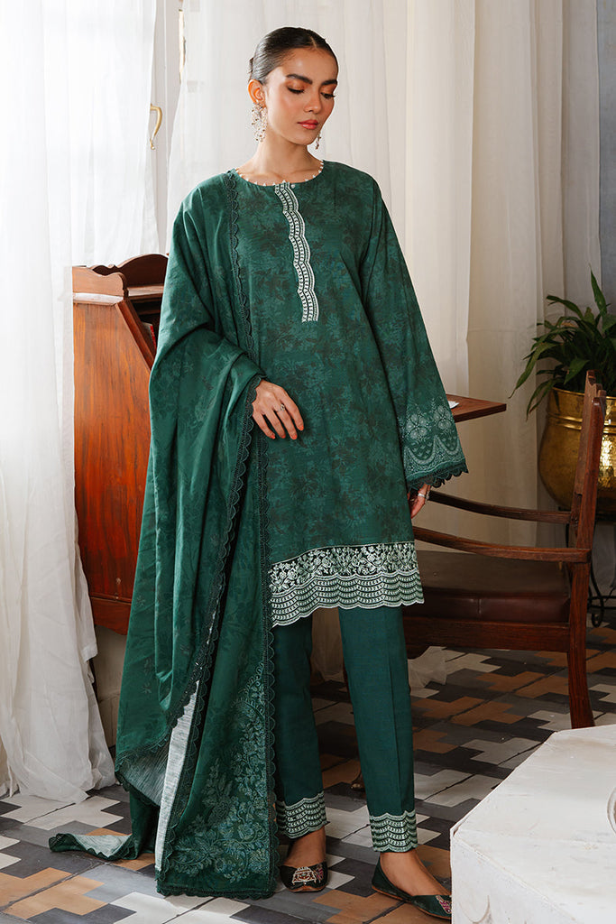 PINE FOREST-3PC KHADDAR PRINTED SUIT