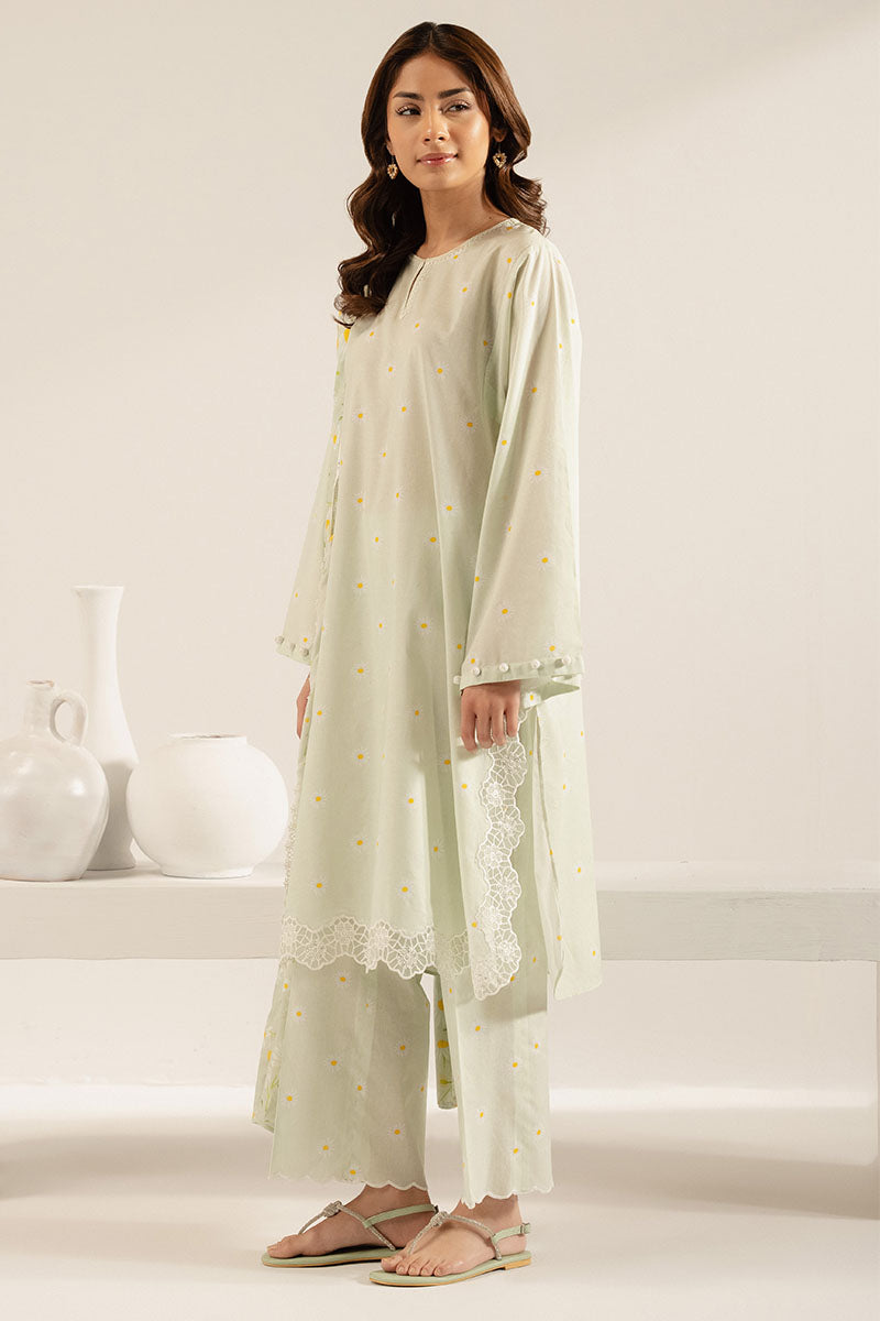 PASTEL FLORET-3PC (SHIRT, TROUSER & DUPATTA)
