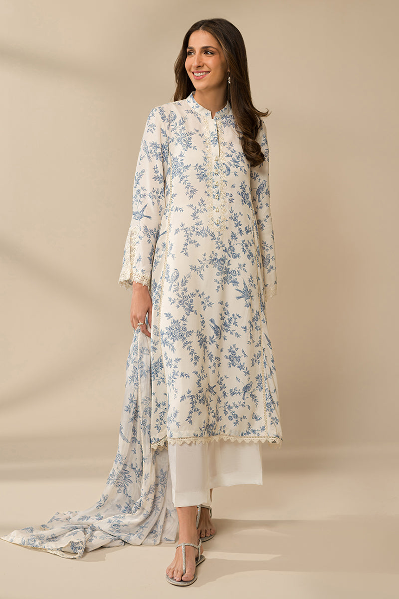 RADIANT POTTERY 2PC (SHIRT & DUPATTA)