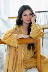 ROSETTE BLISS-3PC (SHIRT, TROUSER & DUPATTA)