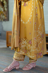 ROSETTE BLISS-3PC SATIN EMBROIDERED SUIT