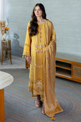 ROSETTE BLISS-3PC SATIN EMBROIDERED SUIT