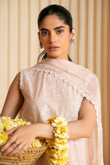 ROSY DUSK-3PC CHIKANKARI SUIT