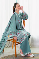 SAGE LOOM-3PC (SHIRT, TROUSER & DUPATTA)