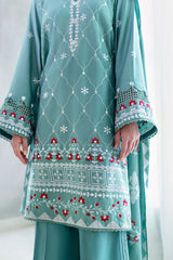 SAGE LOOM-3PC (SHIRT, TROUSER & DUPATTA)