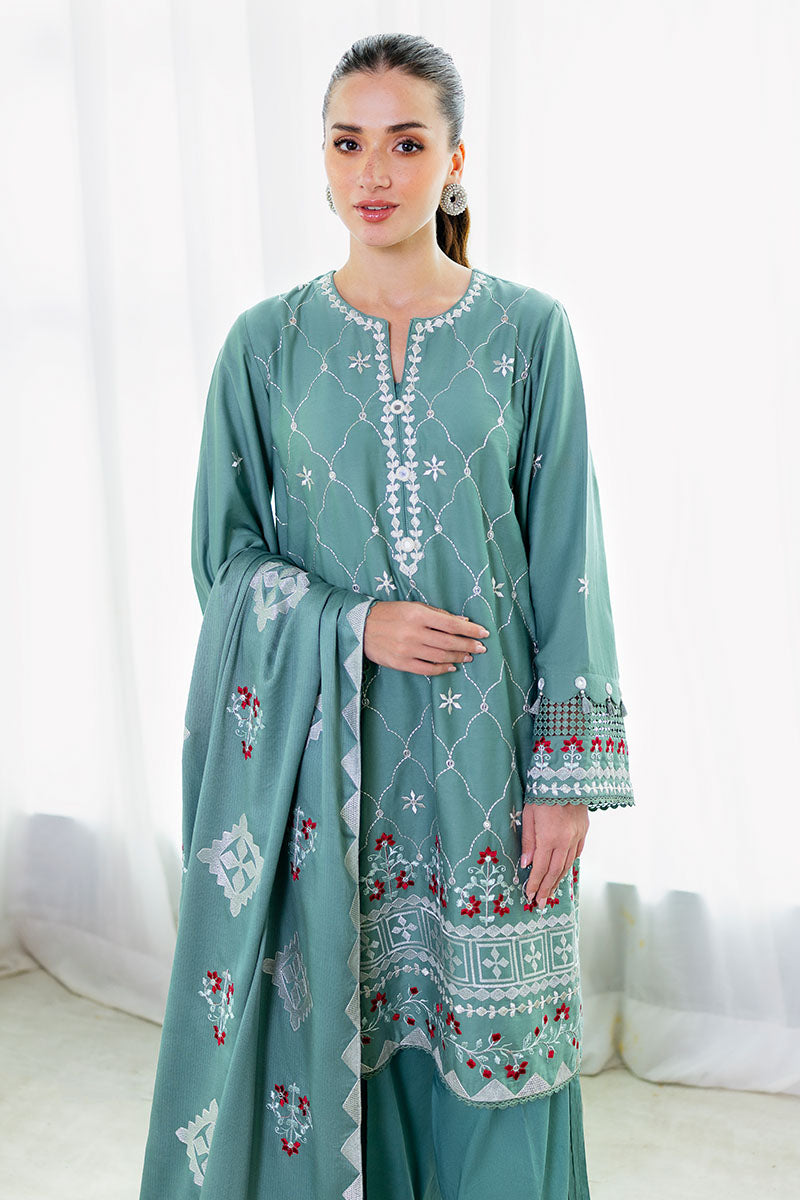 SAGE LOOM-3PC (SHIRT, TROUSER & DUPATTA)