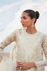 TWILIGHT CASCADE-3PC ZARI EMBROIDERED PRET