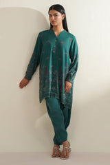 LUNAR FLORE -2PC LINEN PRINTED SUIT