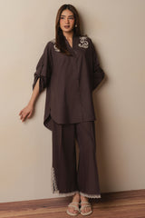 TRUFFLE BLOOM -2PC (SHIRT & TROUSER)