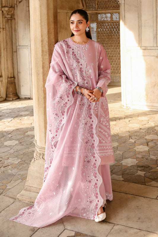 LAVENDER MIST-3PC EMBROIDERED LAWN SUIT