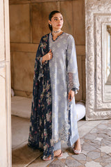 DREAM FLINT-3PC PRINTED LAWN SUIT