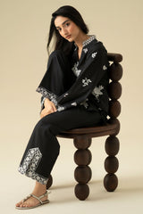 ASH BLACK -2PC (SHIRT & TROUSER)