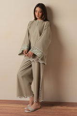CELADON GRACE-2PC (SHIRT & TROUSER)