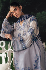 AZURE BLOOM-3PC PRINTED SUIT