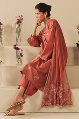 VINTAGE ROSE-2PC (SHIRT & DUPATTA)
