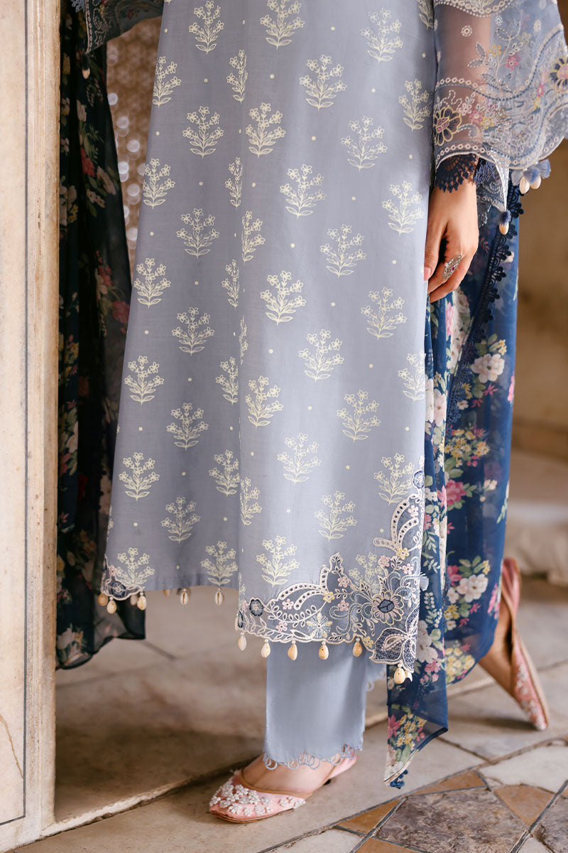 DREAM FLINT-3PC PRINTED LAWN SUIT