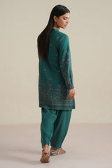 LUNAR FLORE -2PC LINEN PRINTED SUIT