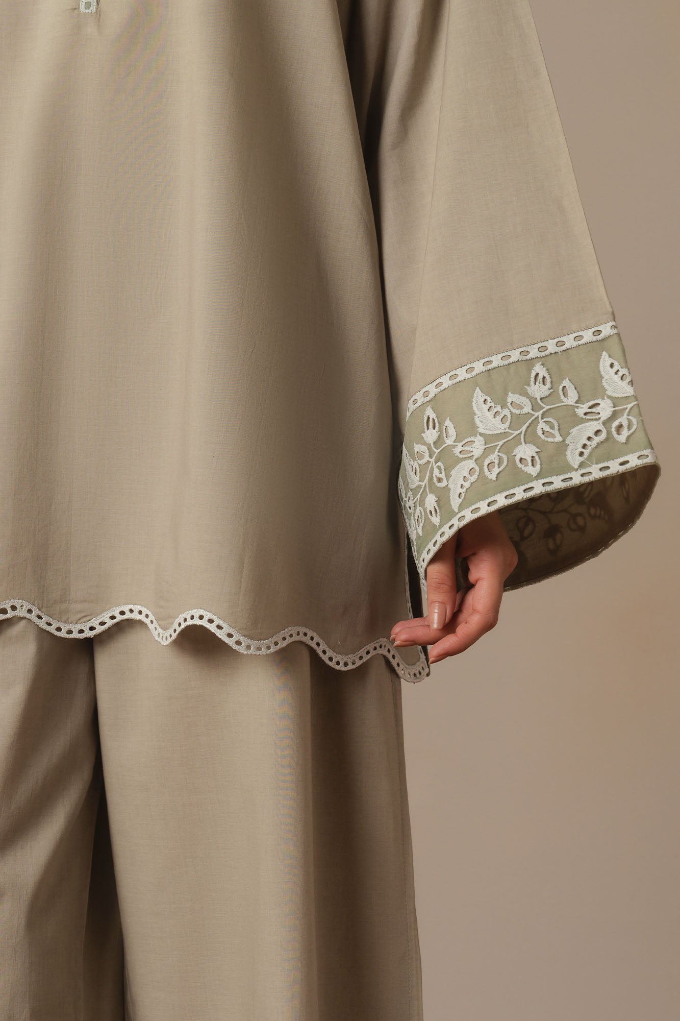 CELADON GRACE-2PC (SHIRT & TROUSER)