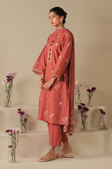 VINTAGE ROSE-2PC (SHIRT & DUPATTA)