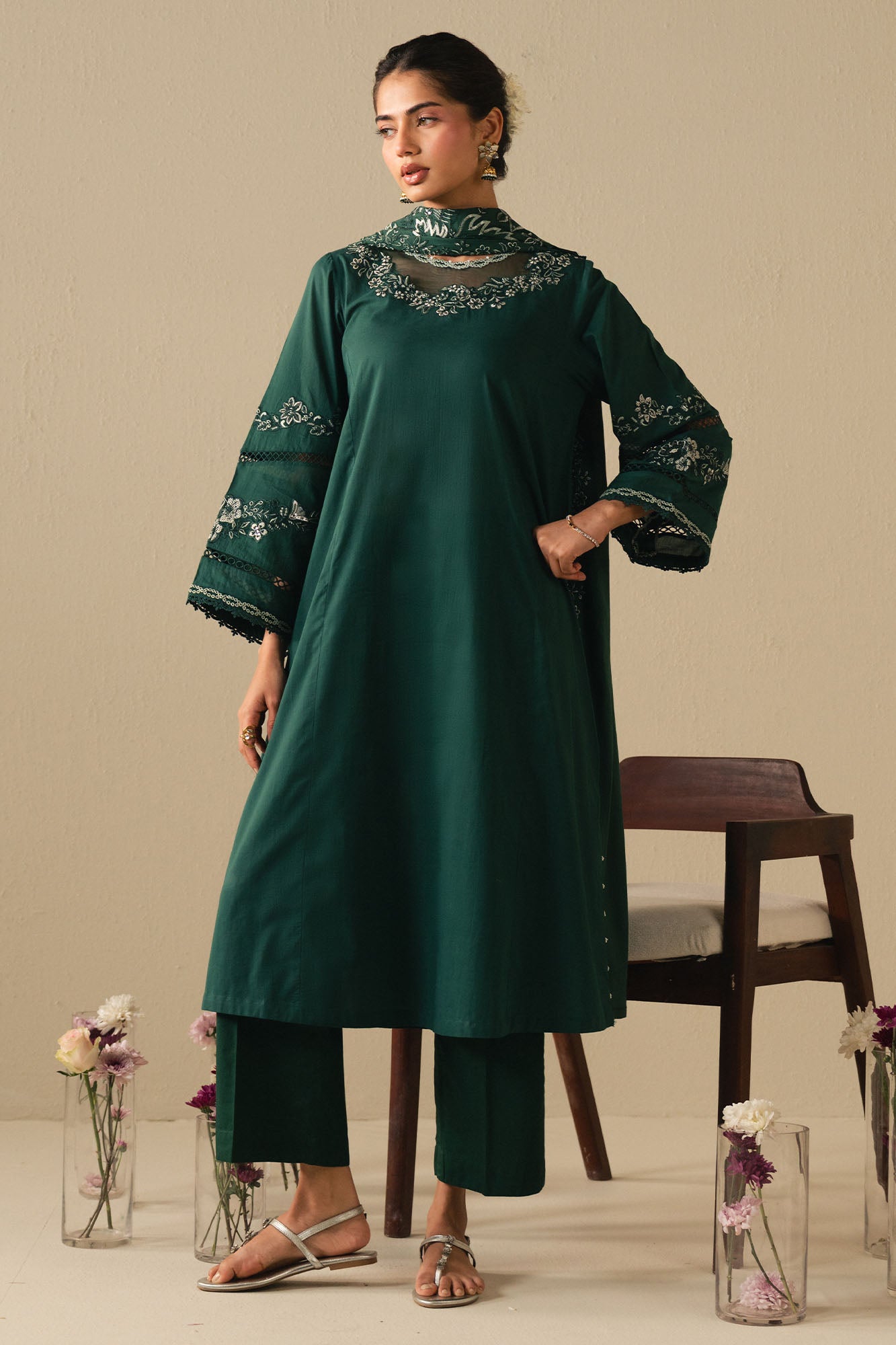 PINE CREST-2PC (SHIRT & DUPATTA)