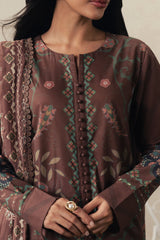 BRUNETTE GLAM-3PC PRINTED SUIT
