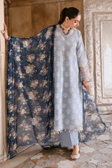 DREAM FLINT-3PC PRINTED LAWN SUIT
