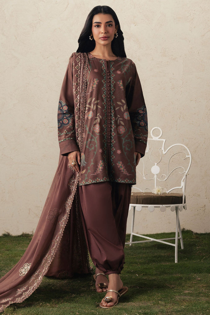 BRUNETTE GLAM-3PC PRINTED SUIT