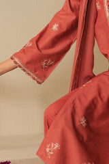 VINTAGE ROSE-2PC (SHIRT & DUPATTA)