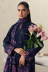 MAGENTA MUSE-3PC PRINTED SUIT