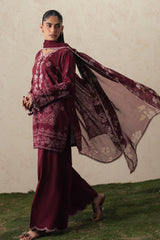 VELVET WHISPER-3PC PRINTED SUIT