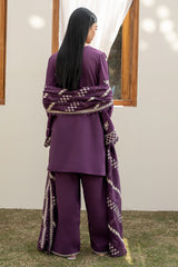 CHIVE BLOSSOM-3PC EMBROIDERED LAWN SUIT