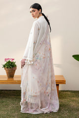PRISTINE IVORY-3PC EMBROIDERED LAWN SUIT
