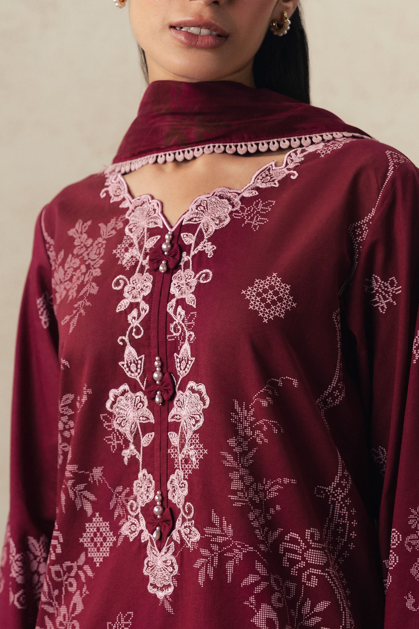 VELVET WHISPER-3PC PRINTED SUIT