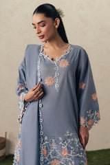 SAFRON SKY-3PC EMBROIDERED SUIT