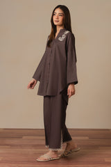 TRUFFLE BLOOM -2PC (SHIRT & TROUSER)