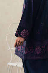 MAGENTA MUSE-3PC PRINTED SUIT