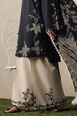 EBONY LACE-3PC PRINTED SUIT