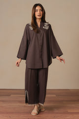 TRUFFLE BLOOM -2PC (SHIRT & TROUSER)