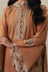 AMBER DUNE-3PC EMBROIDERED SUIT