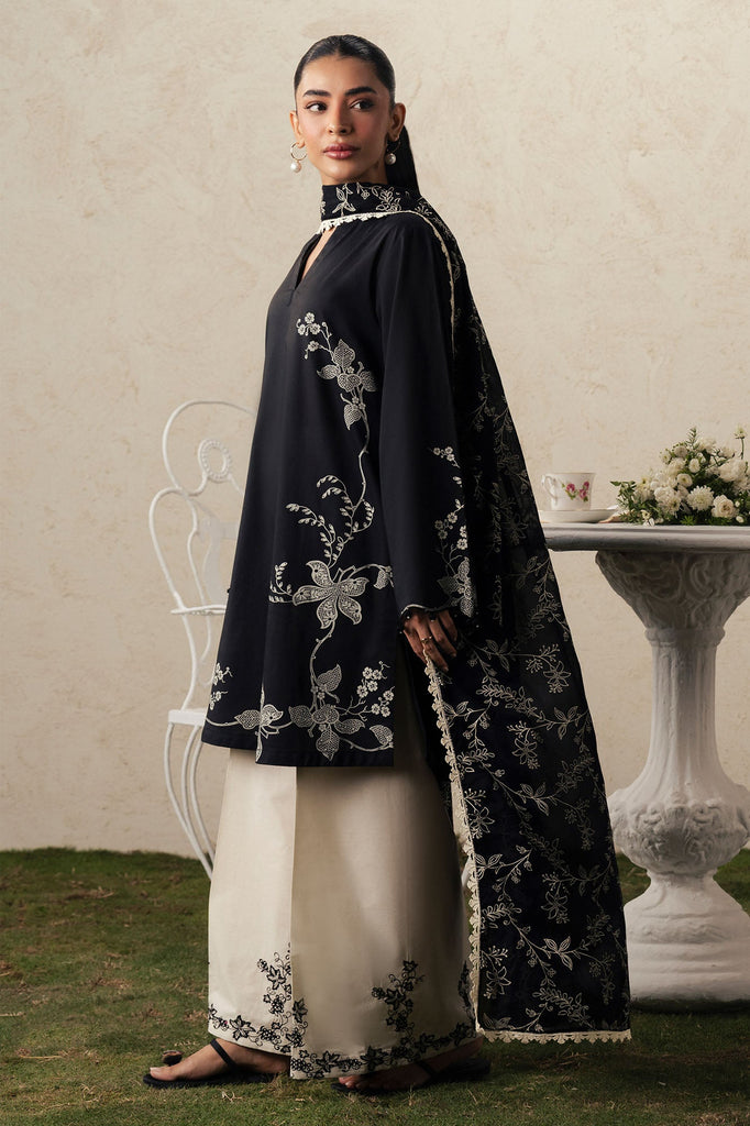 EBONY LACE-3PC PRINTED SUIT