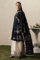 EBONY LACE-3PC PRINTED SUIT
