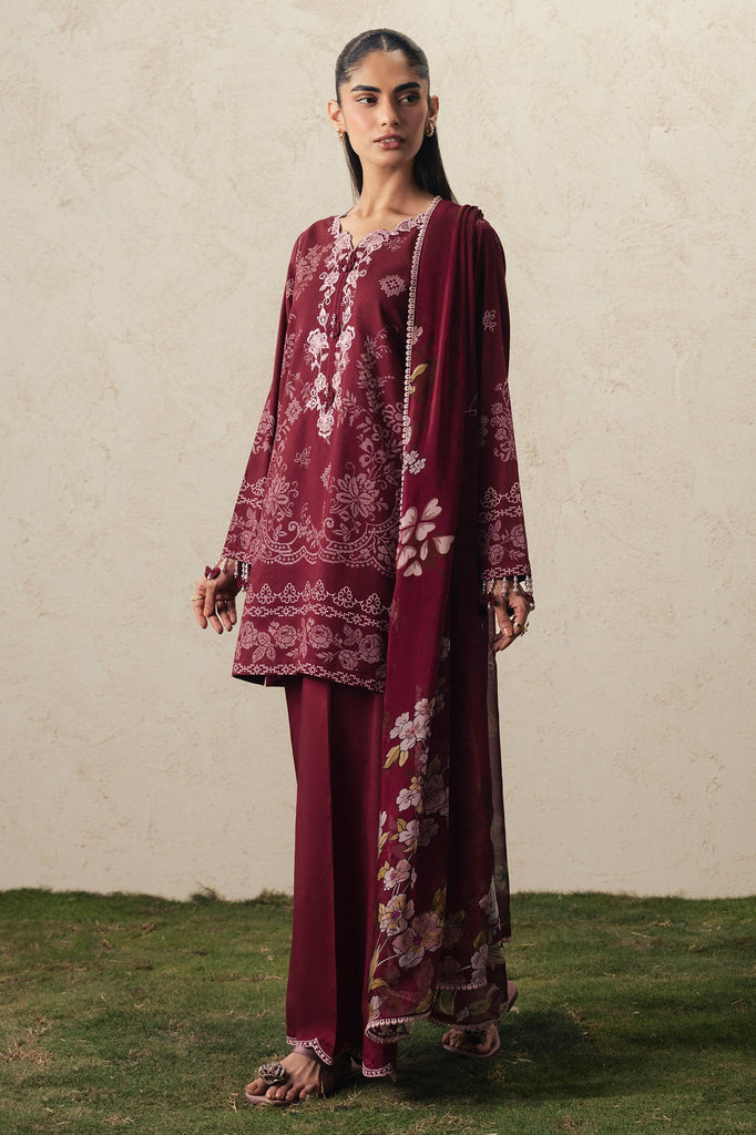 VELVET WHISPER-3PC PRINTED SUIT
