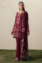 VELVET WHISPER-3PC PRINTED SUIT